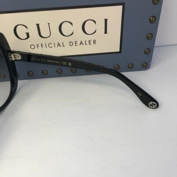 💯 - New Authentic Gucci Sunglasses GG0472S 001 Black Light Grey Gradient - Picture 5 of 11
